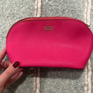 PINK KATE SPADE COSMETIC CASE